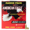 Buy Federal American Eagle Competition Ammo Brass 9mm 200-Rounds 115 Grain FMJ Online!!