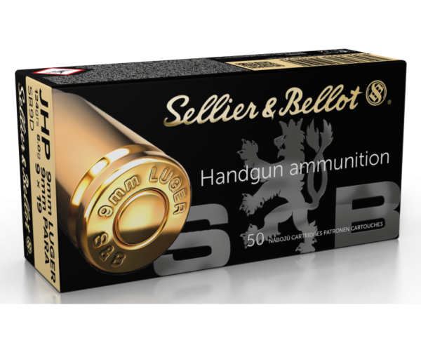 Buy Sellier & Bellot 9MM 124 Grains JHP 50 Rounds Online!!