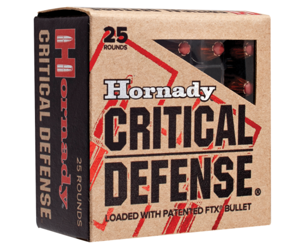 Buy Hornady Critical Defense Handgun Ammo .38 SPL +P 25-Rounds 110 Grain Flex Tip eXpanding Online!!