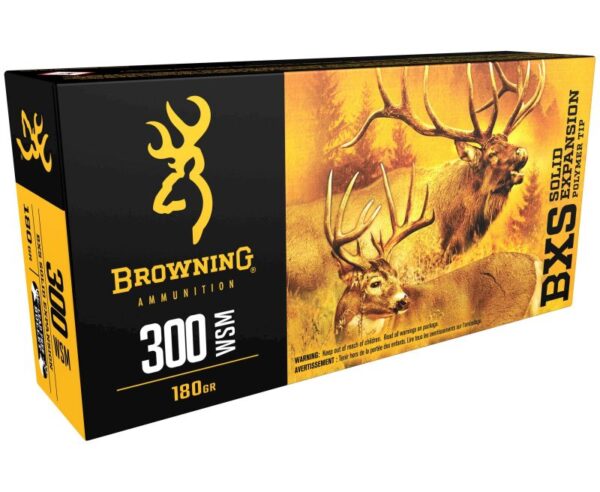 Buy Browning BXS Solid Expansion 180 Grain Nickel .300 WSM 20Rds Online!!