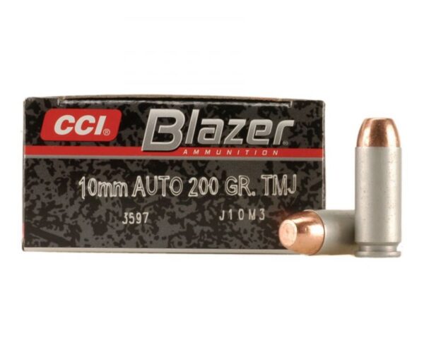 Buy CCI Ammunition Blazer FMJ 200 Grain Aluminum 10mm 50Rds Online!!