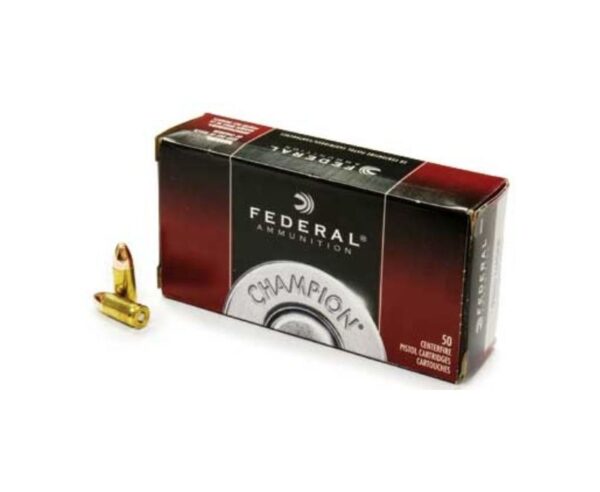 Federal Champion 9mm 50-Rounds 115 Grain FMJ