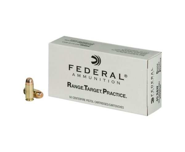Buy Federal Range & Target Ammo .40 SW Full Metal Jacket 165 GR Online!!