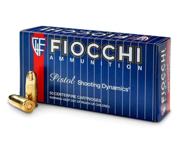 Buy Fiocchi 9mm Handgun Ammunition 115 Grain FMJ 50rds Online!!