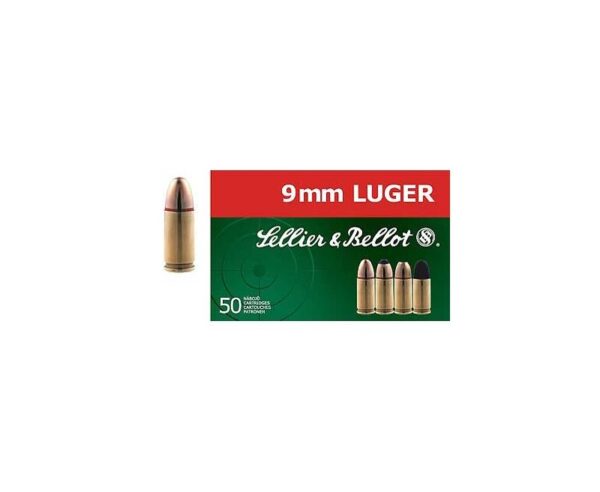 Buy Sellier & Bellot 9mm 115GR FMJ 50rds Online!!