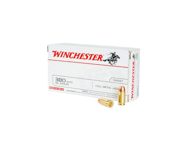 Buy Winchester Ammunition .380ACP 95GR FMJ 50rds Online!!