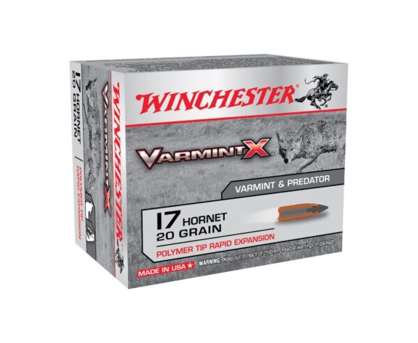Buy Winchester X17P 17 Hornet 20 Grain Varmint X 20 Rounds Online!!