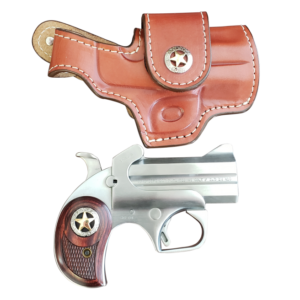 Buy Bond Arms Rustic Defender Stainless .45 LC 3 Barrel 2-Rounds Holster Package Online!