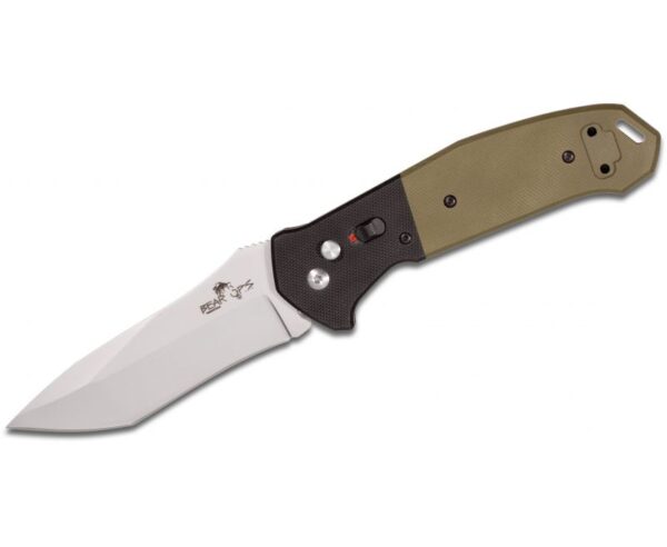 Buy Bear and Sons Cutlery Bold Action V OD Green - 3.75" Plain Tanto Blade Online!!