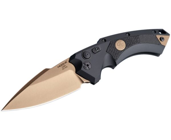 Buy Hogue EX-A05 Automatic Knife - 3.5" Plain Spear Point Blade Matches Sig Emperor Scorpion Online!!