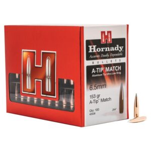 Buy Hornady A-Tip Match Copper 6.5mm 153-Grain 100-Rounds BT Bullets Only Online!!