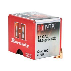 Buy Hornady Varmint Bullets 17CAL 15.5 Gr NTX 100 RDs Online!!