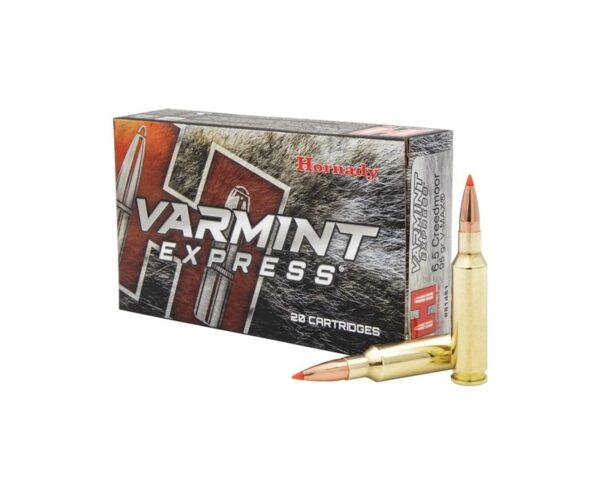 Buy Hornady Varmint Express 6.5 Creedmoor Ammo 95 Grain V-Max 20-Count Online!!