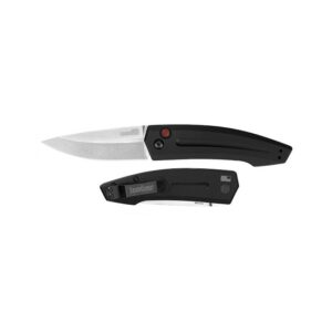 Buy Kershaw Launch 2 Automatic Folding Knife 3.25" Stonewash Drop Point - Push Button Open Online!!