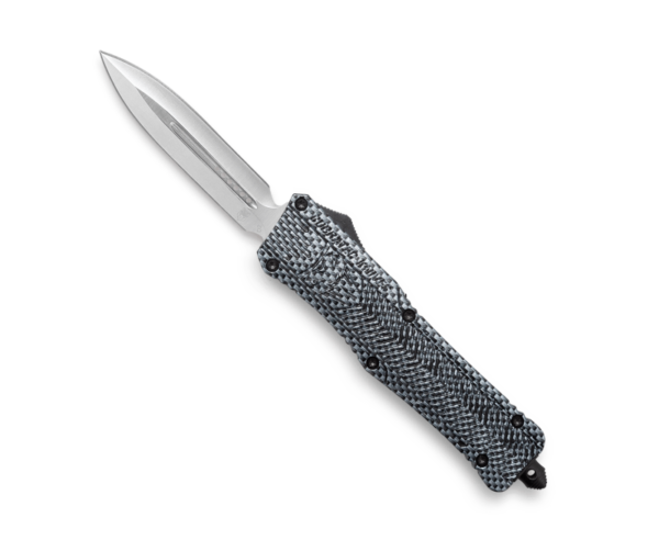 Buy CobraTec CTK-1 Carbon Fiber OTF Knife - 3.75" Plain Dagger Blade with Nylon Sheath Online!!