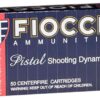 Buy Fiocchi Shooting Dynamics FMJ 124 Grain Brass 9mm 50Rds Online!!
