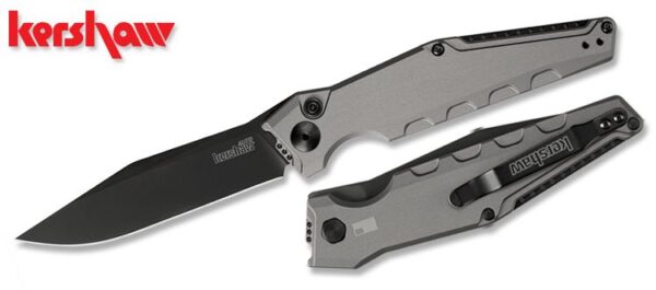 Buy Kershaw Launch 7 Automatic Knife Gray Handle - 3.7 Plain Clip-point Blade Online!!