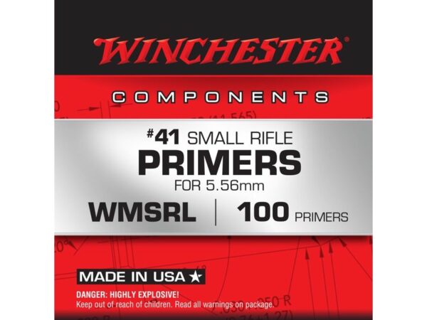 Buy Winchester Small Rifle 5.56mm NATO-Spec Military Primers #41 Online!!